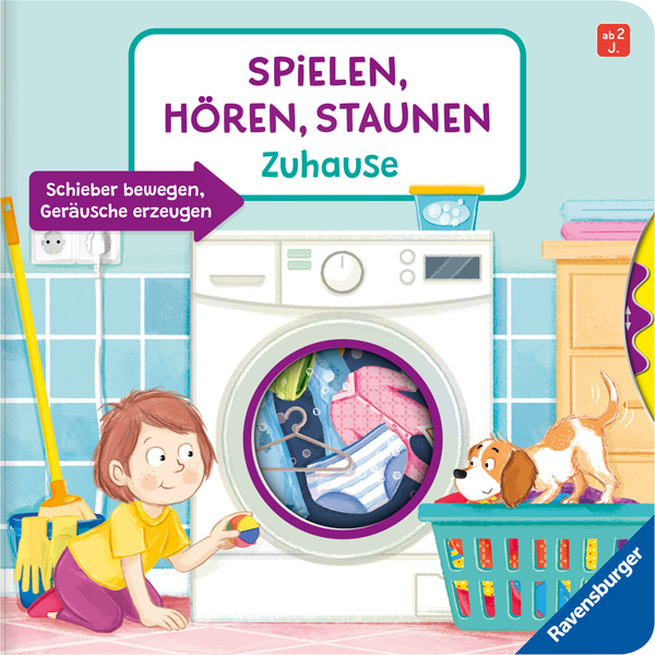 Cover: Spielen, Hören, Staunen: Zuhause. Ein Sound-Spielbuch ohne Batterie und Elektronik«