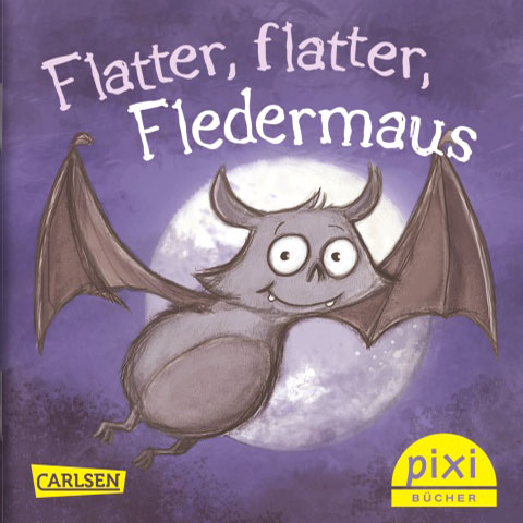 Pixibuch-Cover »Flatter, flatter Fledermaus«