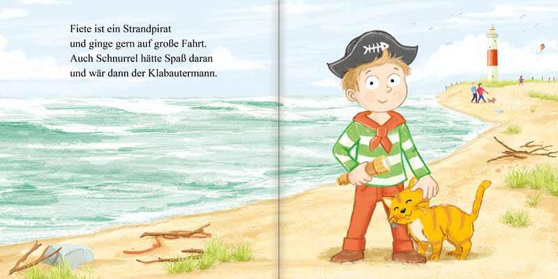 Innenseite »Fiete, der Strandpirat«