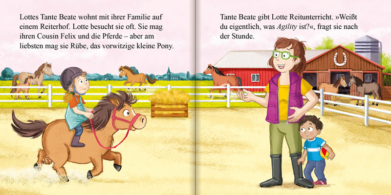 Innenseite »Der Pony-Parcours«