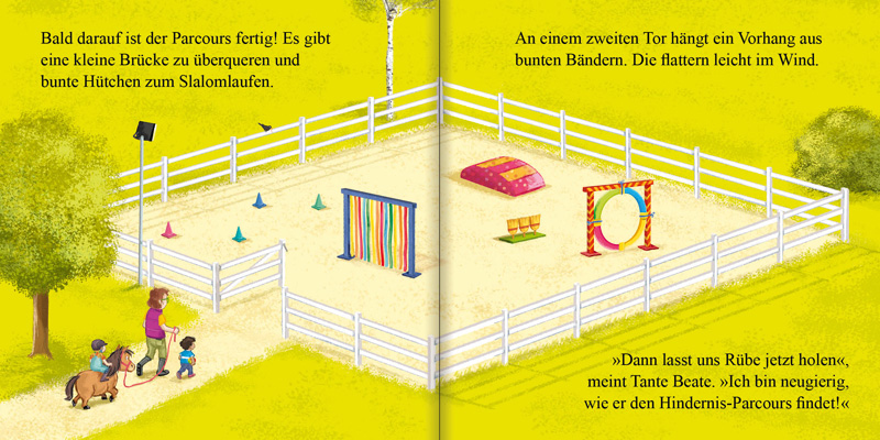 Innenseite »Der Pony-Parcours«